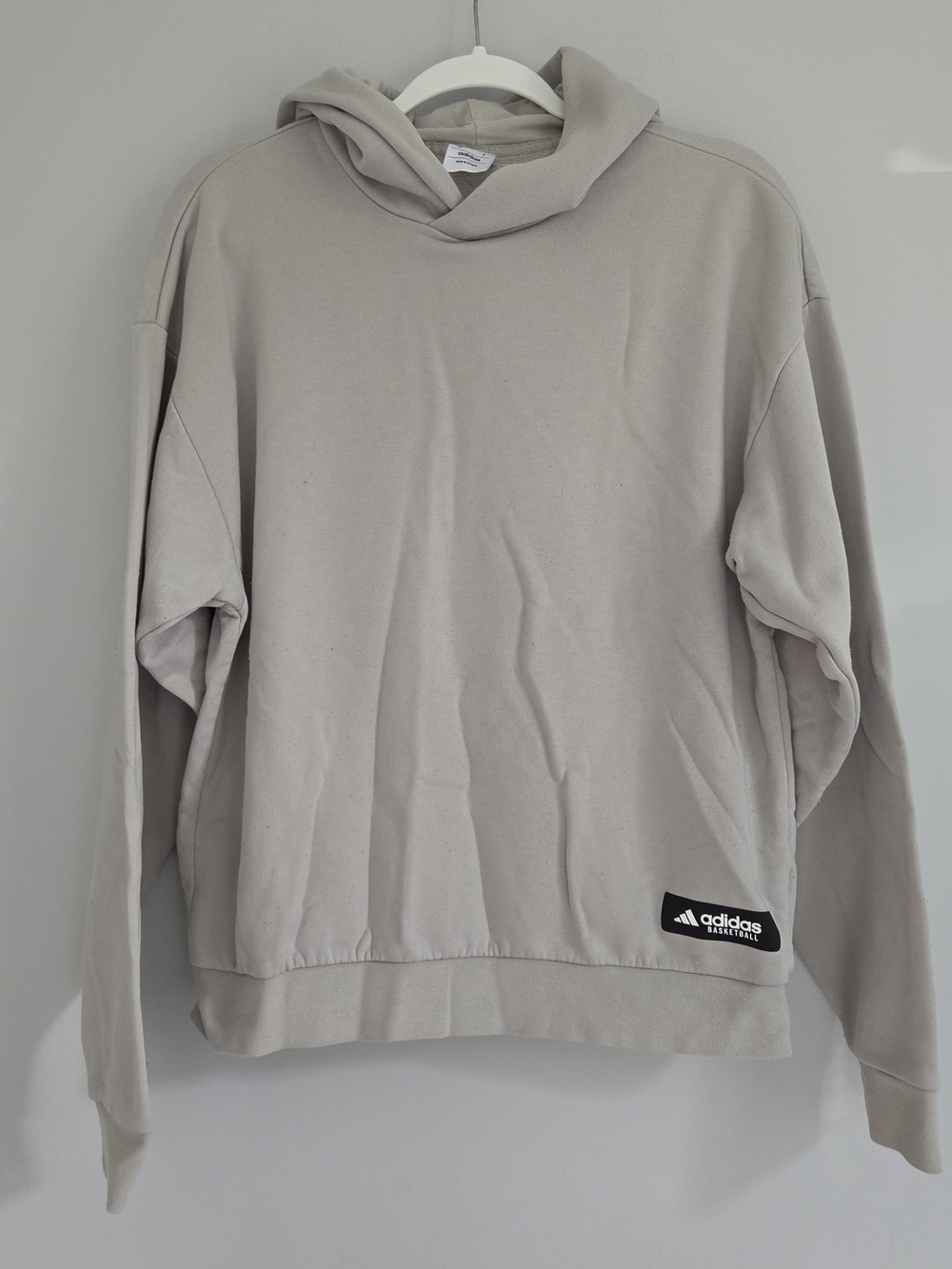 Adidas Mens Gray Pull-Over Hoodie Sz S